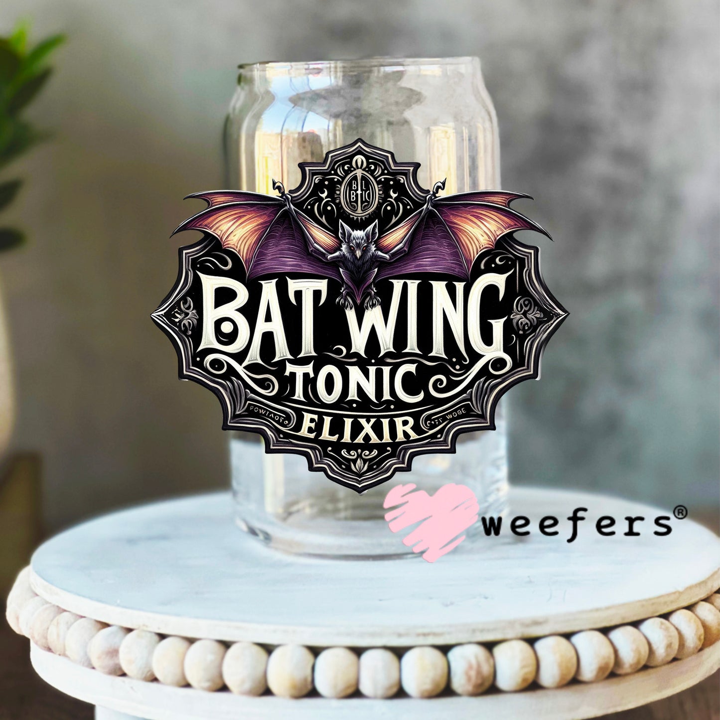 Bat Wing Tonic UV DTF Decal - Weefers