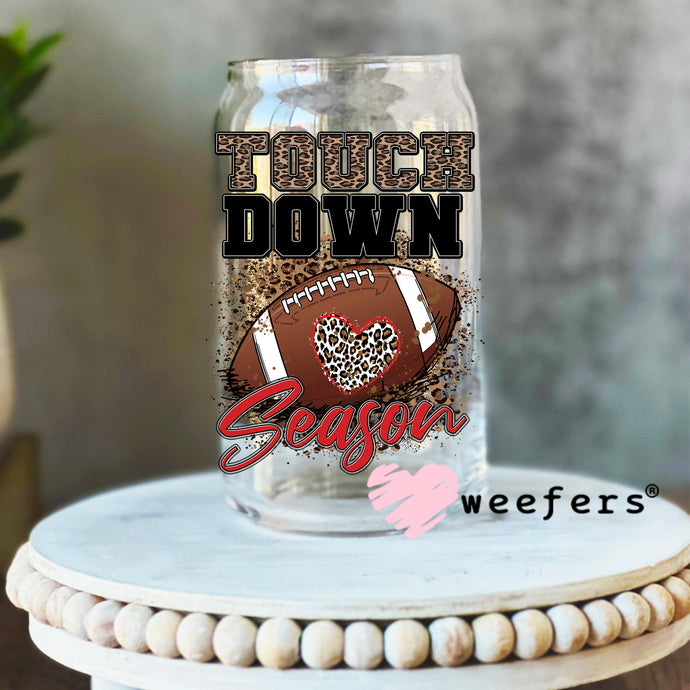 Touch Down Season Football UV DTF Decal - Weefers