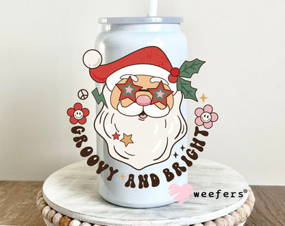 Groovy and Bright Santa UV DTF Decal - Weefers