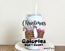 Load image into Gallery viewer, Christmas Calories Don&#39;t Count UV DTF Decal - Weefers
