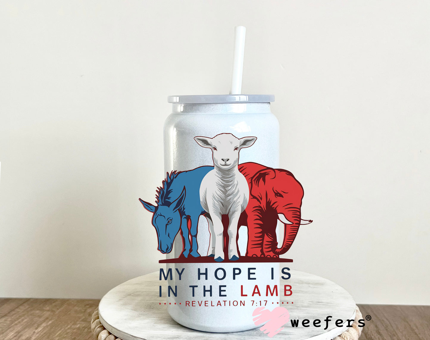 My Hope Is In The Lamb UV DTF Decal - Weefers