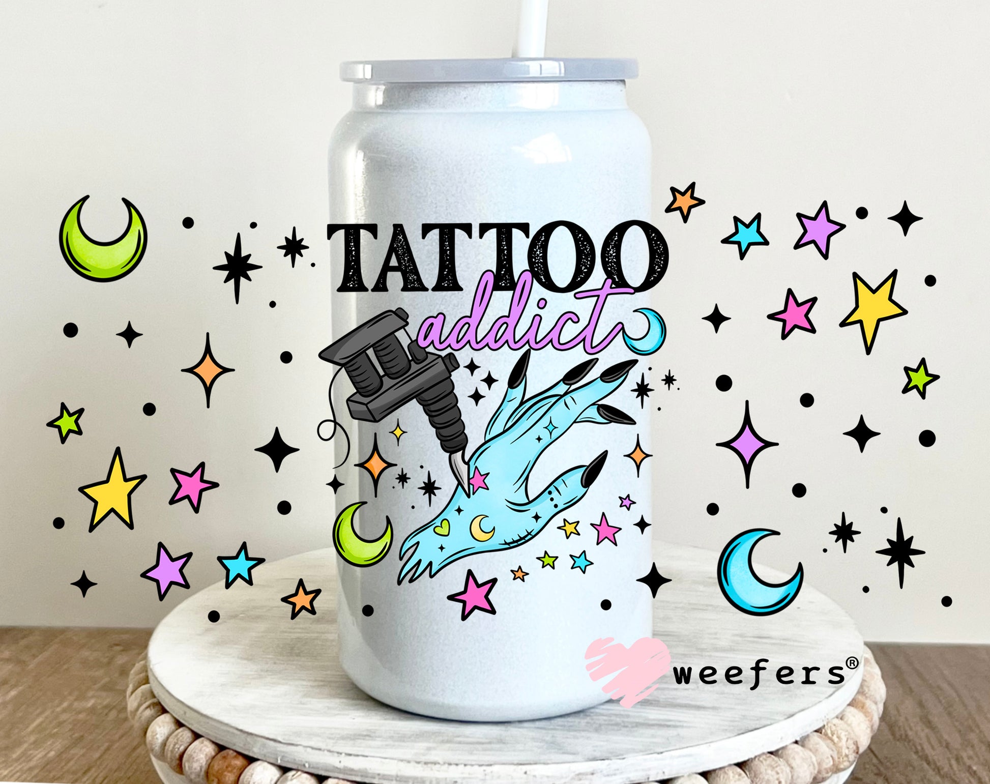 Tattoo Addict UV DTF Cup Wrap - Weefers