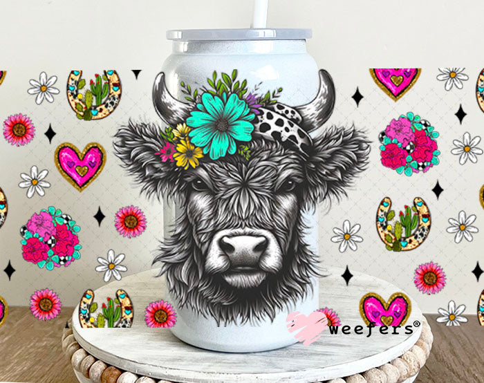 Highlander Flowers UV DTF Cup Wrap - Weefers Exclusive Wrap 16oz Glass Can Generic Cup Wrap Weefers