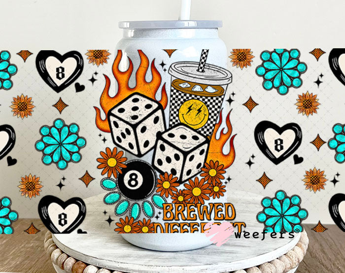 Brewed Different UV DTF Cup Wrap - Weefers Exclusive Wrap Weefers