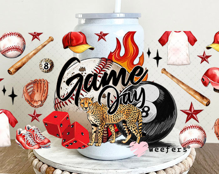 Game Day Bringing the Heat UV DTF Cup Wrap - Weefers Exclusive Wrap Weefers