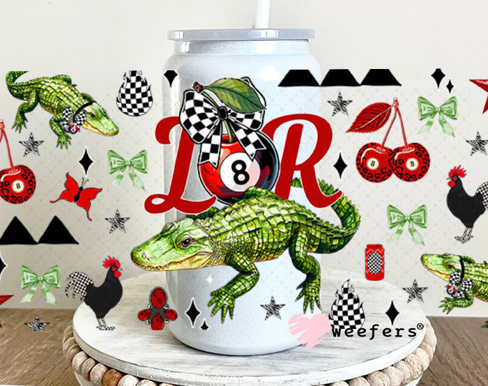 Later Gator UV DTF Cup Wrap - Weefers Exclusive Wrap 16oz Glass Can Generic Cup Wrap Weefers
