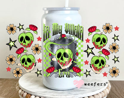 In My Villain Era Poison Apple UV DTF Cup Wrap - Weefers Exclusive 16oz Glass Can Generic Weefers