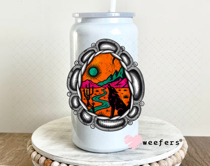 Desert Pendant UV DTF Decal 16oz Glass Can Generic Weefers