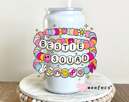 UV DTF Decal - Bestie Squad 16oz Glass Can Generic Weefers