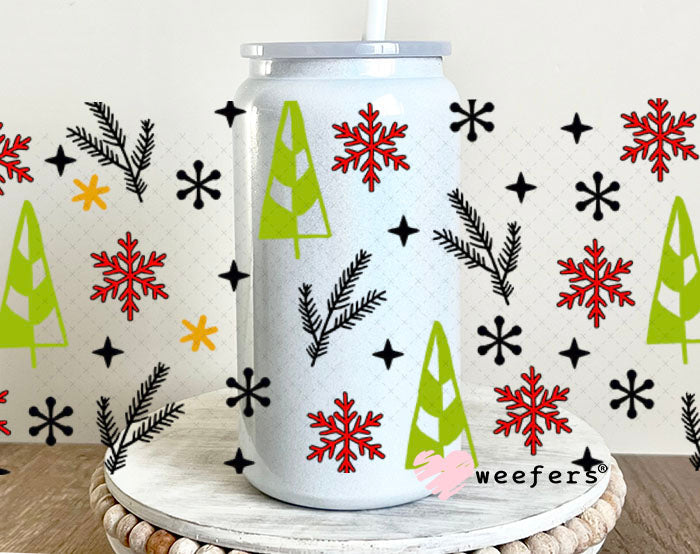 UV DTF Cup Wrap – Christmas What the Elf Sidekick- Weefers Exclusive 16oz Glass Can Generic Cup Wrap Weefers