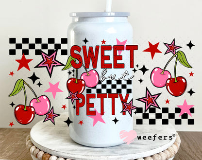 UV DTF Cup Wrap – Sweet but Petty 16oz Glass Can Generic Weefers