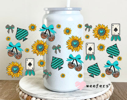 UV DTF Cup Wrap – Wild and Western Sidekick - Weefers Exclusive 16oz Glass Can Generic Weefers