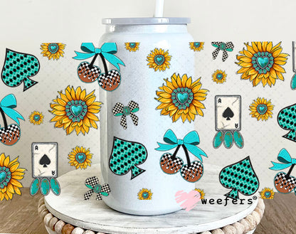 UV DTF Cup Wrap – Wild and Western Sidekick - Weefers Exclusive 16oz Glass Can Generic Cup Wrap Weefers