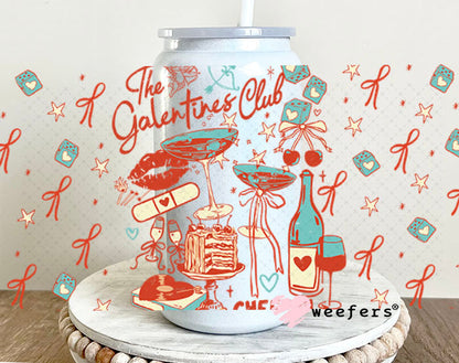 UV DTF Cup Wrap – The Galantine's Club - Weefers Exclusive 16oz Glass Can Generic Cup Wrap Weefers