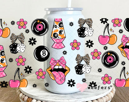 UV DTF Cup Wrap – Sorry for What My Face Said Sidekick - Weefers® Exclusive 16oz Glass Can Generic Cup Wrap Weefers