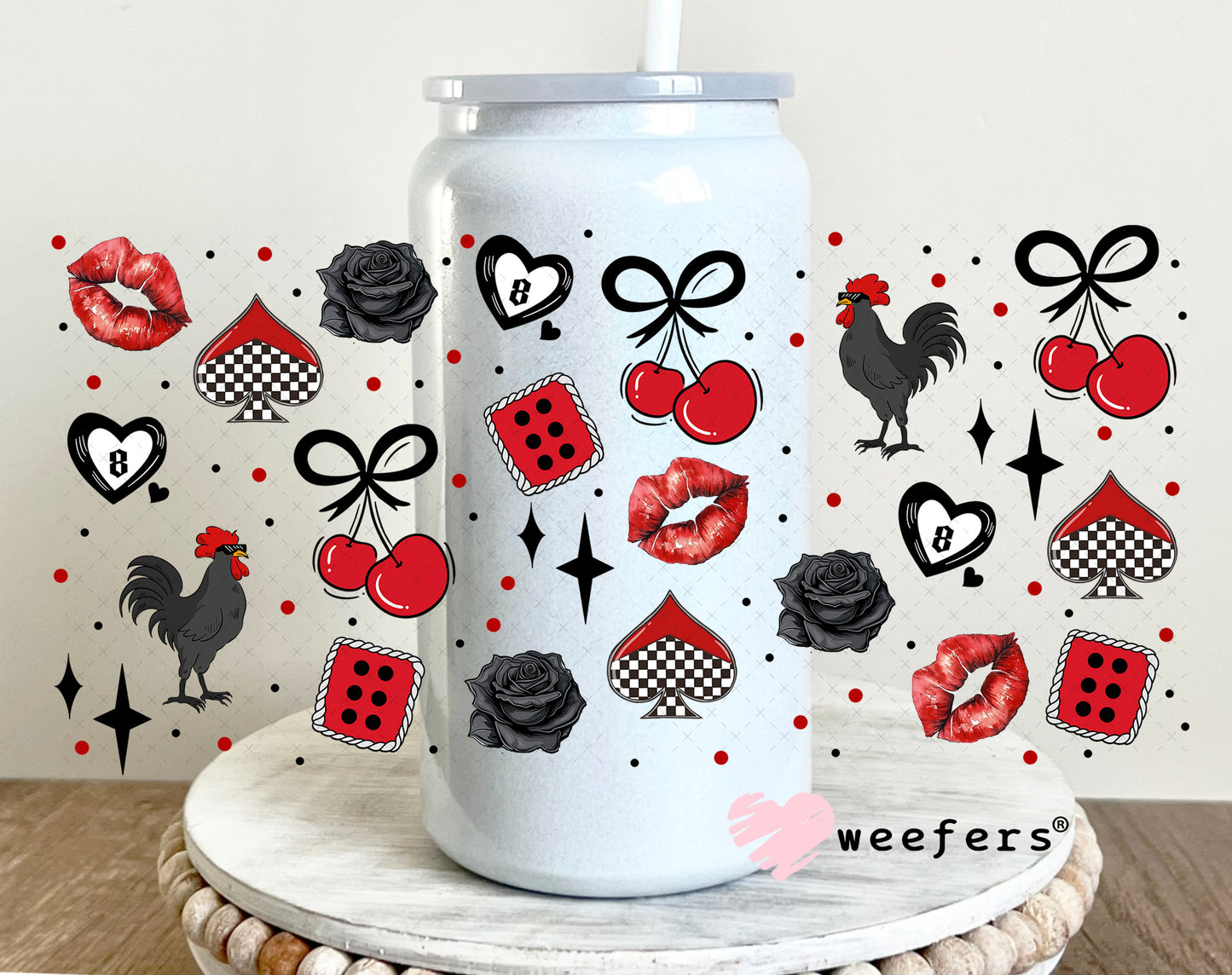 UV DTF Cup Wrap – You're About as Pleasant as an Itchy Butthole Sidekick- Weefers Exclusive 16oz Glass Can Generic Weefers