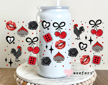 UV DTF Cup Wrap – You're About as Pleasant as an Itchy Butthole Sidekick- Weefers Exclusive 16oz Glass Can Generic Weefers