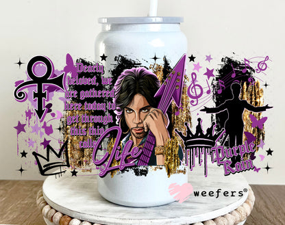 UV DTF Cup Wrap – Prince 16oz Glass Can Generic Weefers