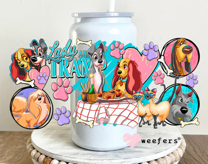 UV DTF Cup Wrap – Lady Tram 16oz Glass Can Generic Weefers