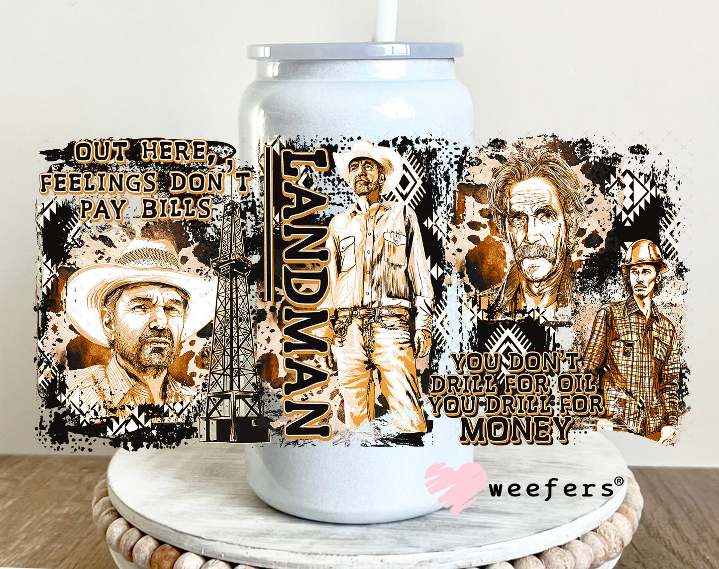 UV DTF Cup Wrap – Landman Ver 1 16oz Glass Can Generic Weefers