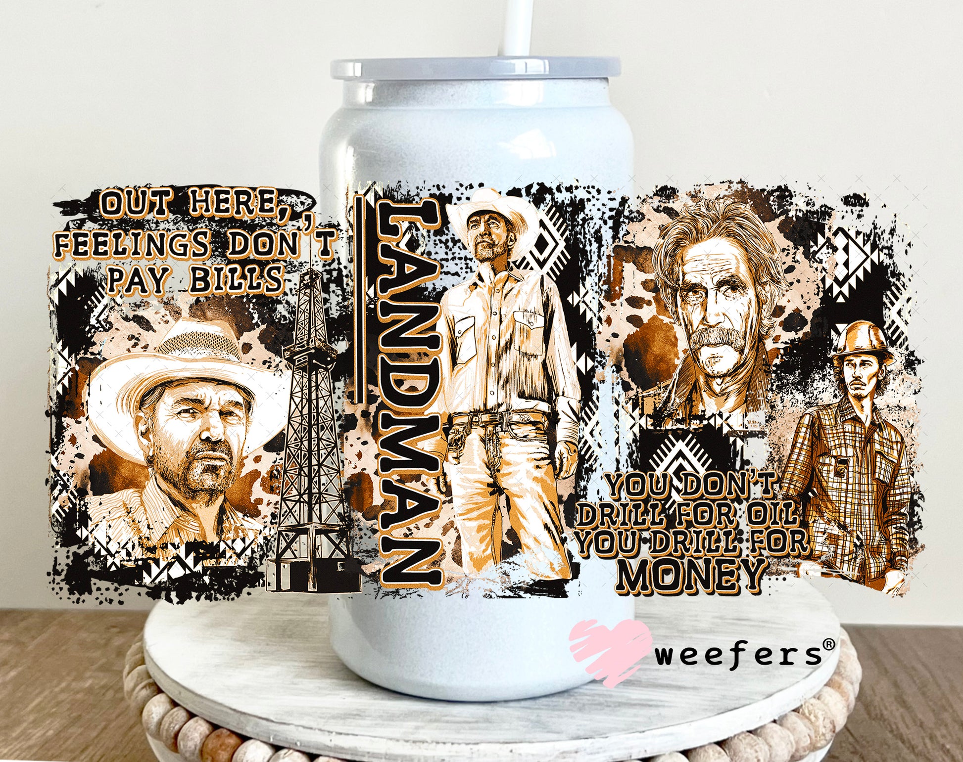 UV DTF Cup Wrap – Landman Ver 1 16oz Glass Can Generic Weefers