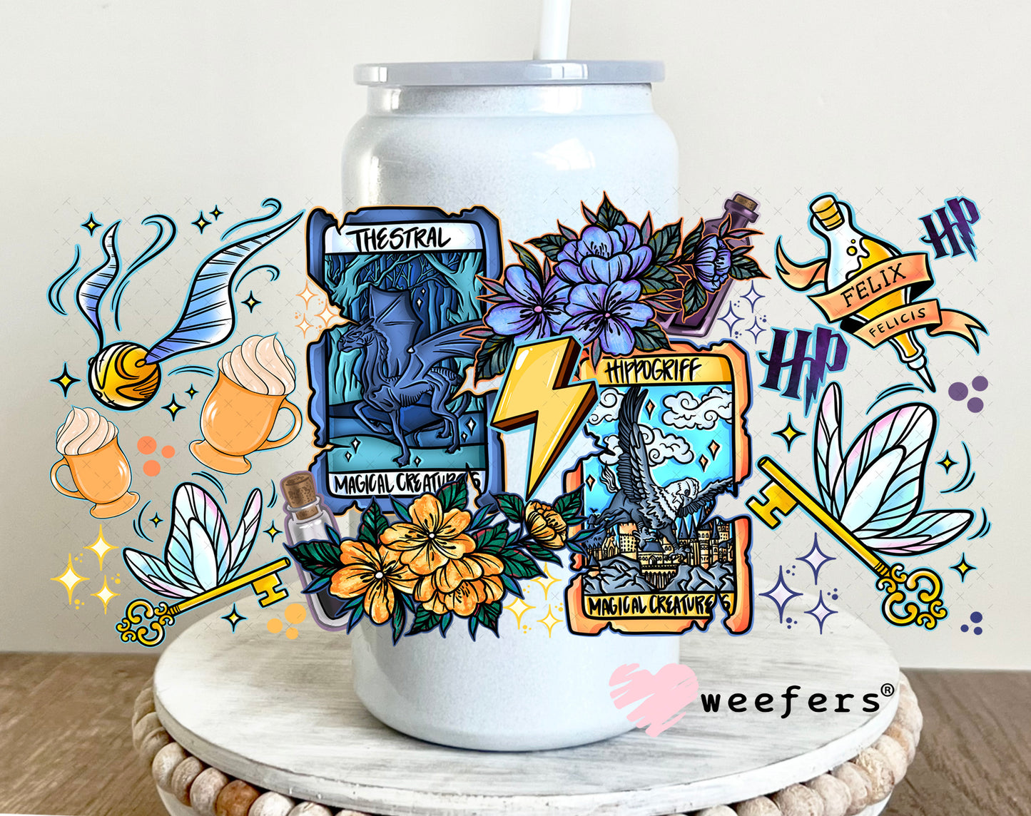 UV DTF Cup Wrap – HP Ver 2 16oz Glass Can Generic Weefers