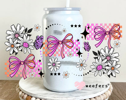 UV DTF Cup Wrap – Love Yourself Loudly Elements 16oz Glass Can Generic Weefers