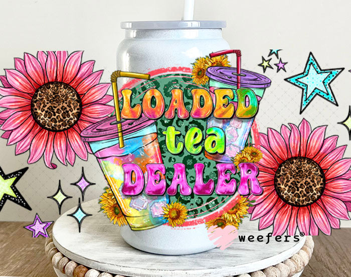 UV DTF Cup Wrap – Loaded Tea Dealer - Weefers® Exclusive 16oz Glass Can Generic Cup Wrap Weefers