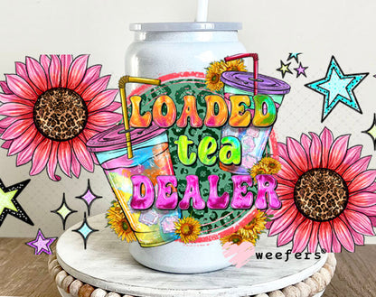 UV DTF Cup Wrap – Loaded Tea Dealer - Weefers® Exclusive 16oz Glass Can Generic Cup Wrap Weefers