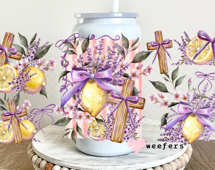 UV DTF Cup Wrap – Zesty Lemon Cross