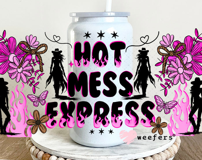 UV DTF Cup Wrap – Hot Mess Express 16oz Glass Can Generic Weefers