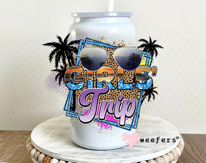 UV DTF Decal - Girls Trip 16oz Glass Can Generic Weefers