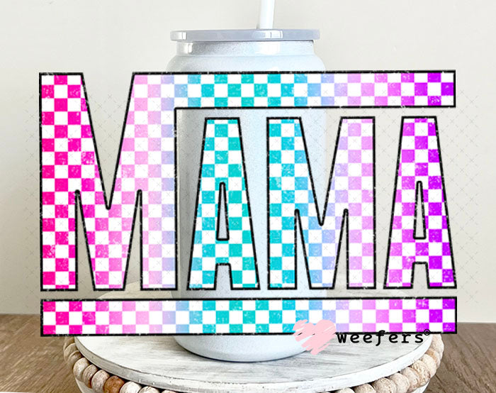 UV DTF Decal - Mama Retro 16oz Glass Can Generic Weefers