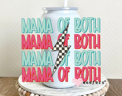 UV DTF Decal - Mama of Both 16oz Glass Can Generic Weefers
