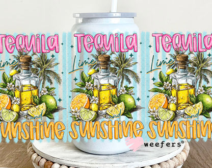 UV DTF Cup Wrap – Tequila Sunshine 16oz Glass Can Generic Weefers