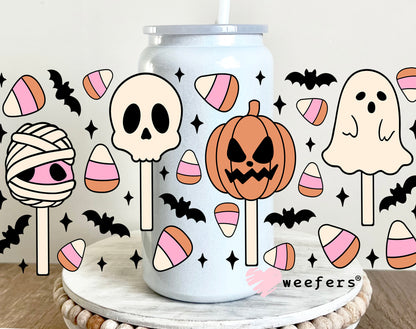 Halloween Ghost Lollypops UV DTF Cup Wrap - Weefers