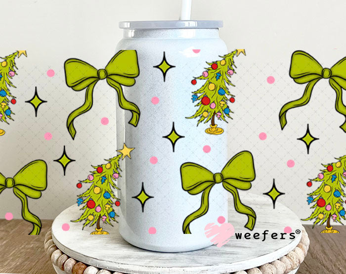 UV DTF Cup Wraps - Whos Who Tree 16oz Glass Can Generic Weefers