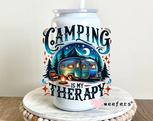 Camping is My Therapy UV DTF Decal - Weefers