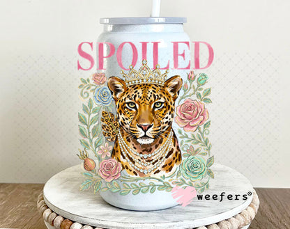 UV DTF Decal - Spoiled Tiger 16oz Glass Can Generic Weefers