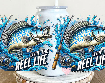 UV DTF Cup Wraps - Reel Life 16oz Glass Can Generic Weefers