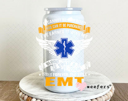 UV DTF Decal - EMT 16oz Glass Can Generic Weefers