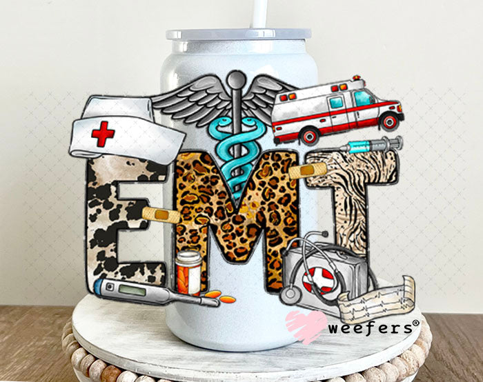 UV DTF Decal - EMT Western 16oz Glass Can Generic Weefers