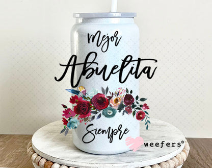 UV DTF Decal - Mejoy Abulelita Siemper 16oz Glass Can Generic Weefers