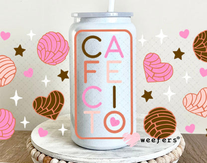 UV DTF Cup Wraps - Caficito 16oz Glass Can Generic Weefers