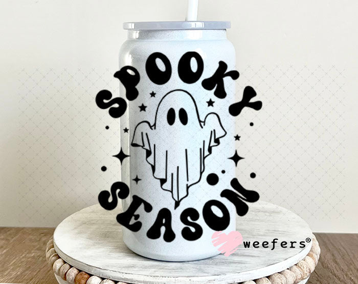 UV DTF Decal - Spooky Season 16oz Glass Can Generic Weefers
