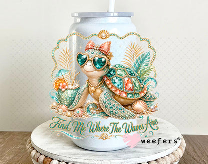 UV DTF Decal - Later Gator 16oz Glass Can Generic Weefers