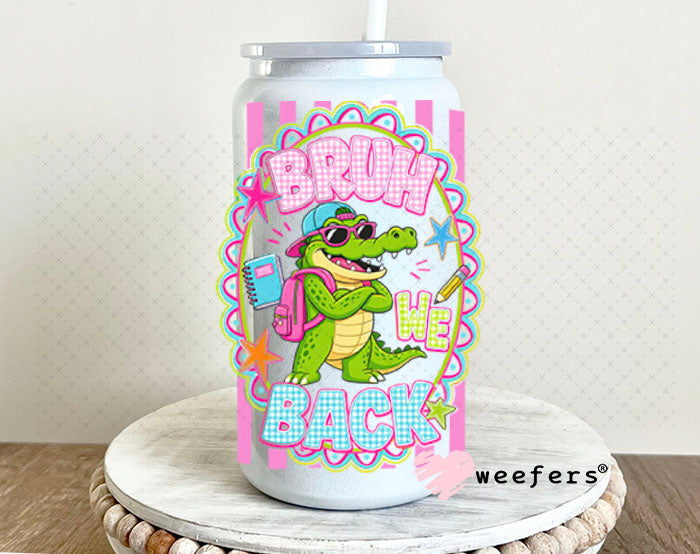 UV DTF Decal - Later Gator 16oz Glass Can Generic Weefers