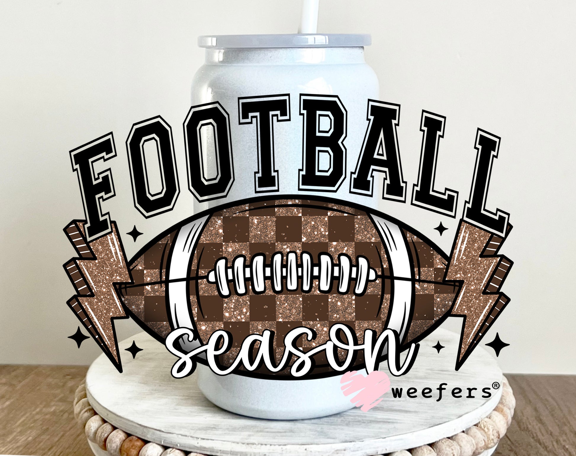 Football Season UV DTF 16oz Decal