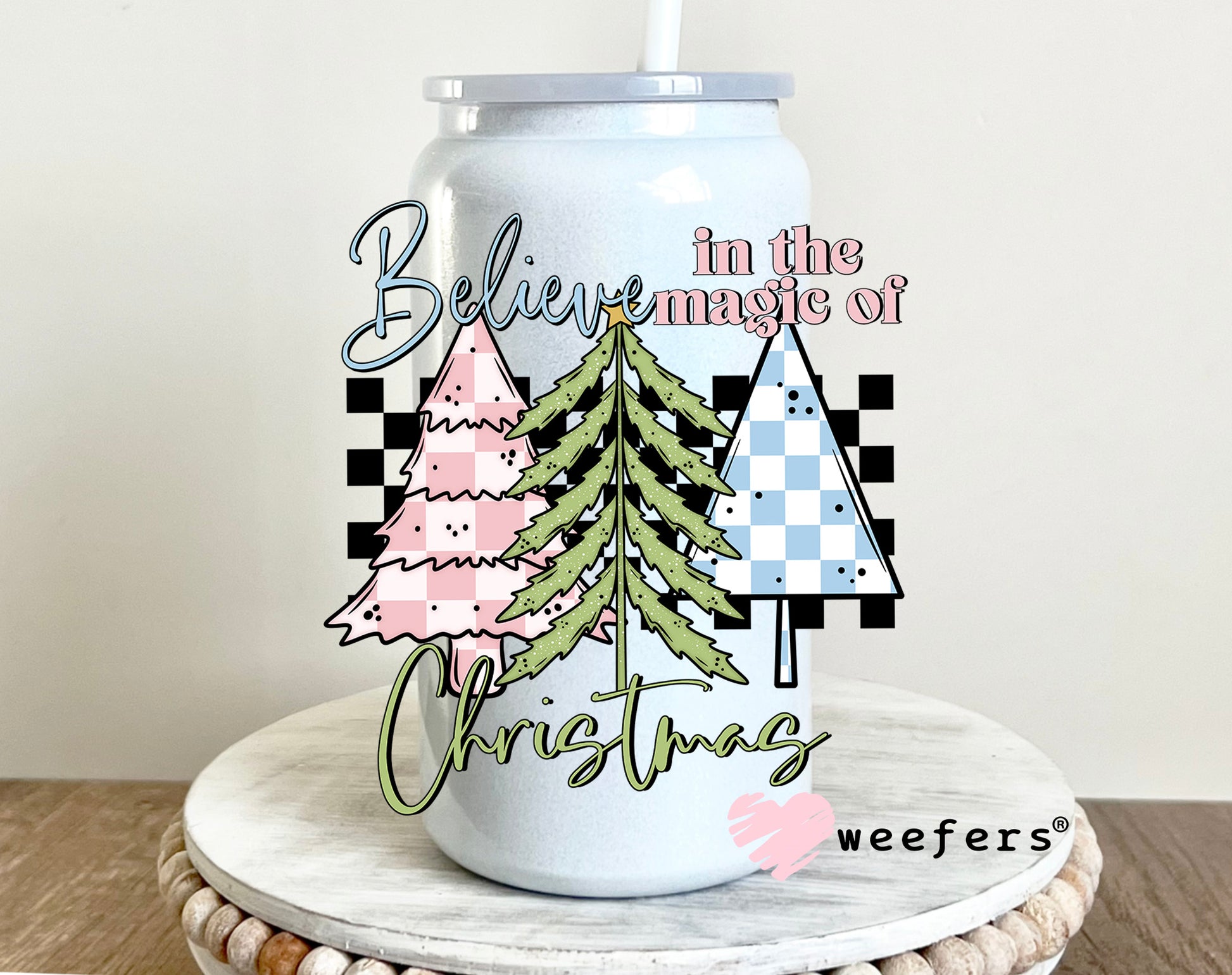 Believe in the Magic of Christmas UV DTF 16oz Decal