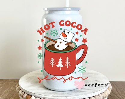 Hot Cocoa Season UV DTF 16oz Decal